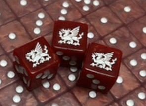Wales Dice set